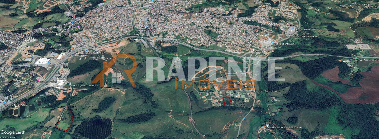 Terreno lote à venda no Área Rural de Barbacena, Barbacena